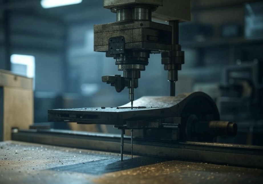 CNC machine in operation